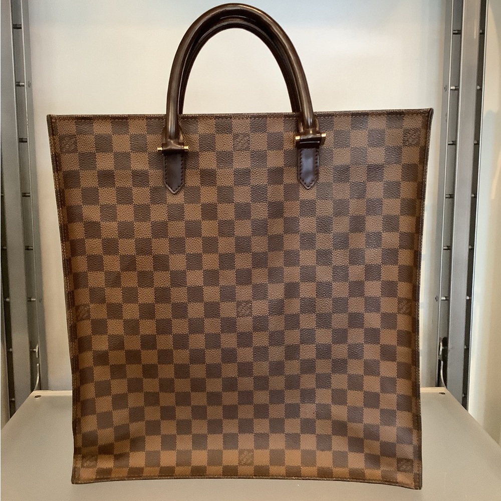 Louis Vuitton Sac Plat Damier Ebene Tote